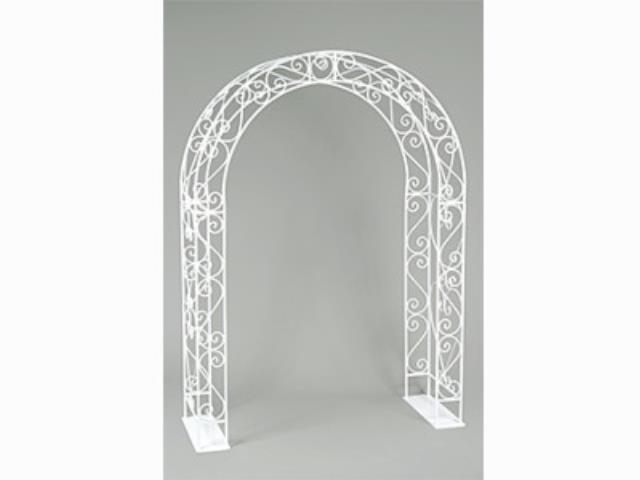Where to find arch white wrought iron in Sunnyvale