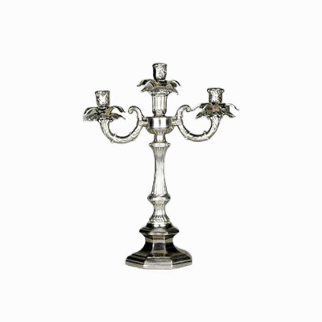 Where to find candelabra nickel plated 3 branch 19 inch in Sunnyvale