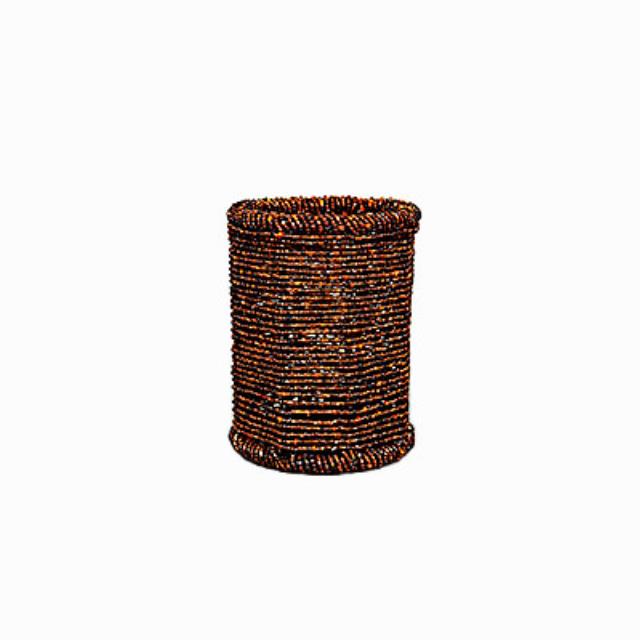 Rental store for votive holder rust beaded in the San Jose metro area