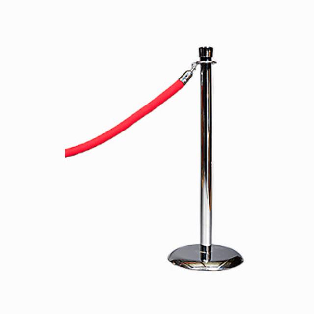 Where to find rope red velour 6 foot for chrome stanchion in Sunnyvale