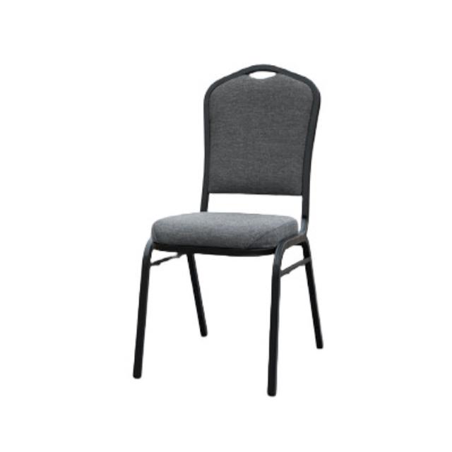 Rental store for chair padded fabric grey in the San Jose metro area