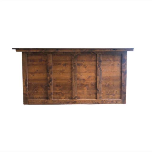 Where to find bar rustic wood 7 foot l x 30 inch w x 41 5 inch h in Sunnyvale