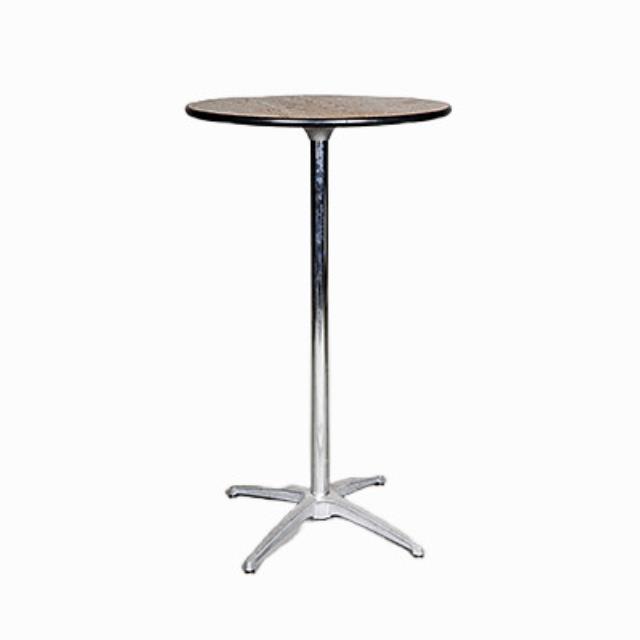 Rental store for cocktail table round 24 inch in the San Jose metro area
