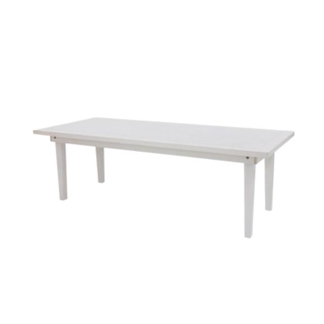 Rent farm table whitewashed 8 foot x40 inch