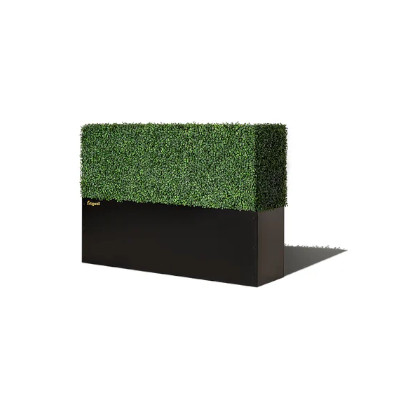 Rent hedge wall 4 foot w x 3 foot h w black planter box