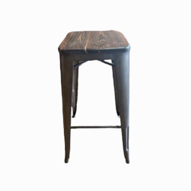 Rental store for Barstool - Metal Bronze w Wood Seat in Sunnyvale CA